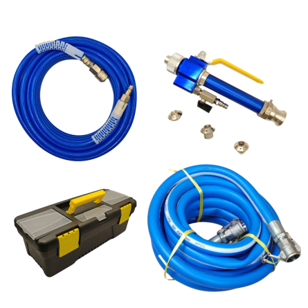STRONG-TECH DP-T5 Plastering Set + AIRPRESS HL 425-24 Compressor STRONG-TECH DP-T5 Plastering Set + AIRPRESS HL 425-24 Compressor