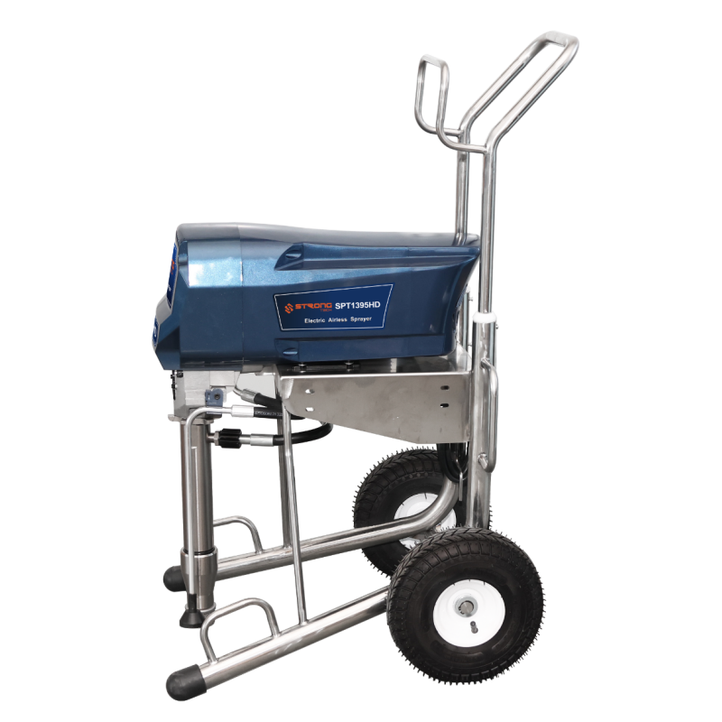 SPT 1395HD Paint Sprayer with REEL Strong-Tech Paint Hose Reel