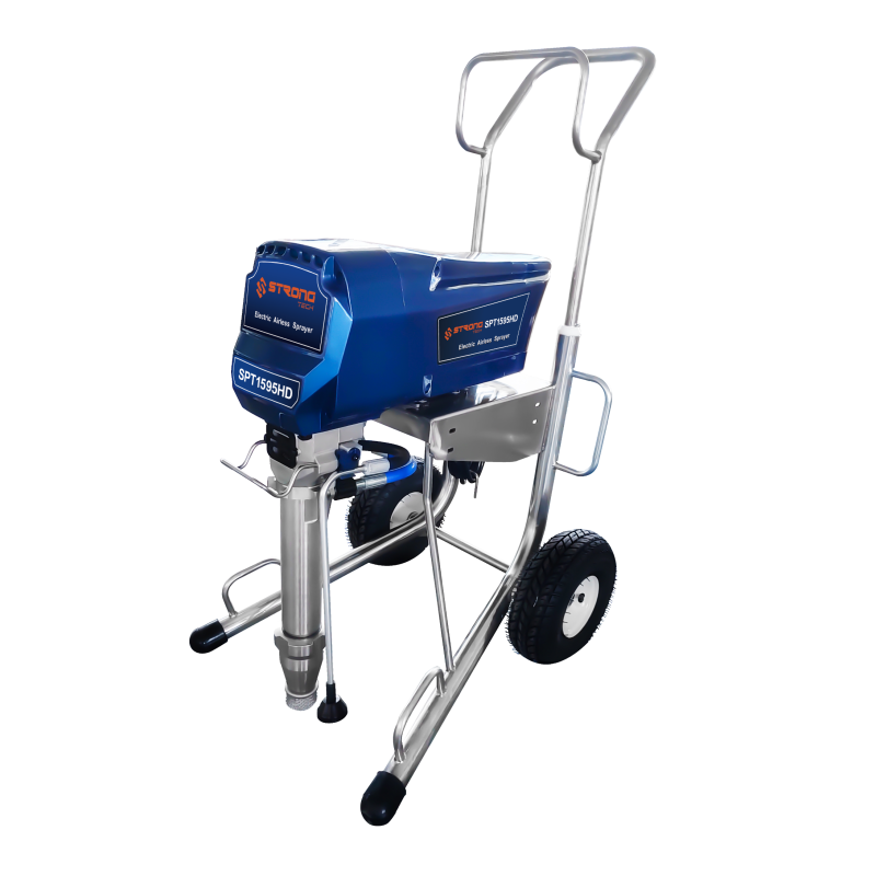 SPT 1595HD Paint Sprayer with REEL Strong-Tech Paint Hose Reel