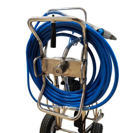 SPT 1595HD Paint Sprayer with REEL Strong-Tech Paint Hose Reel