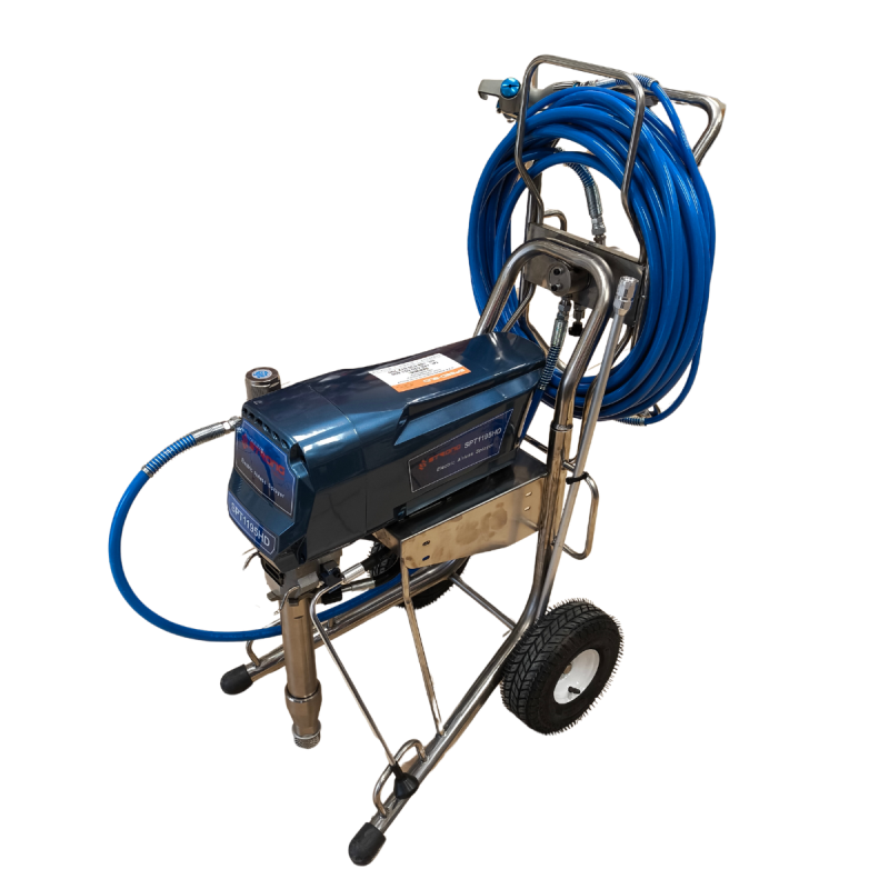 SPT 1195HD Paint Sprayer with REEL Strong-Tech Paint Hose Reel