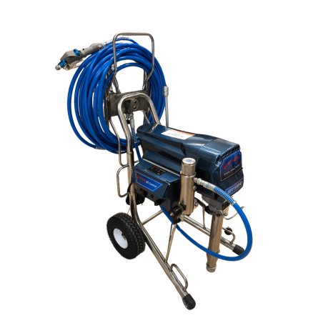 SPT 1195HD Paint Sprayer with REEL Strong-Tech Paint Hose Reel
