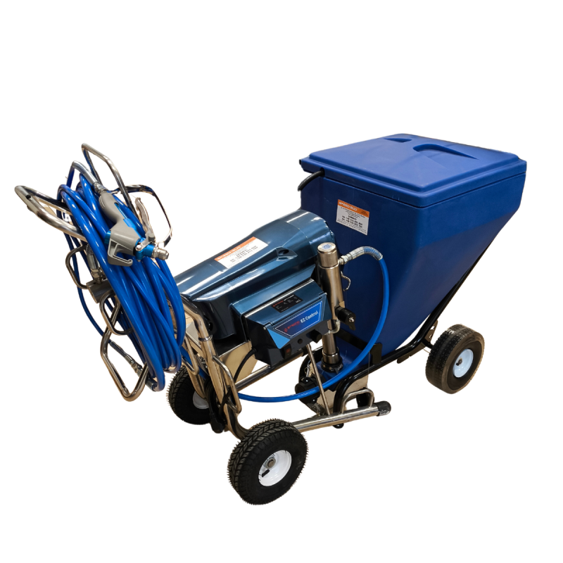 SPT 1395HD Painting and Filling Unit + 105 l Paint and Filler Tank with Strong-Tech Press