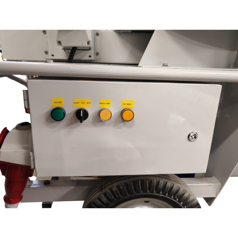 STRONG-TECH S6 plastering unit with STRONG-TECH R1 mixer