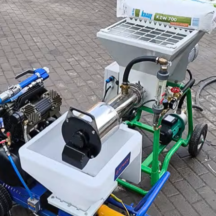 Agregat Tynkarski z Kompresorem DP-T7X + Mieszarka Przepływowa N35 230V Strong-Tech