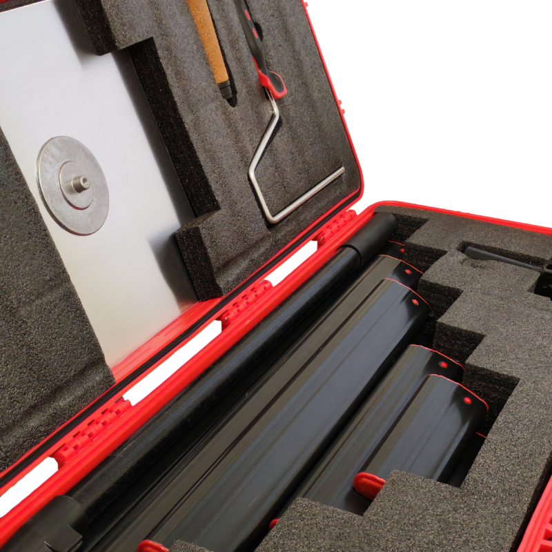 Set of 11 finishing knives in a wheeled case OLEJNIK