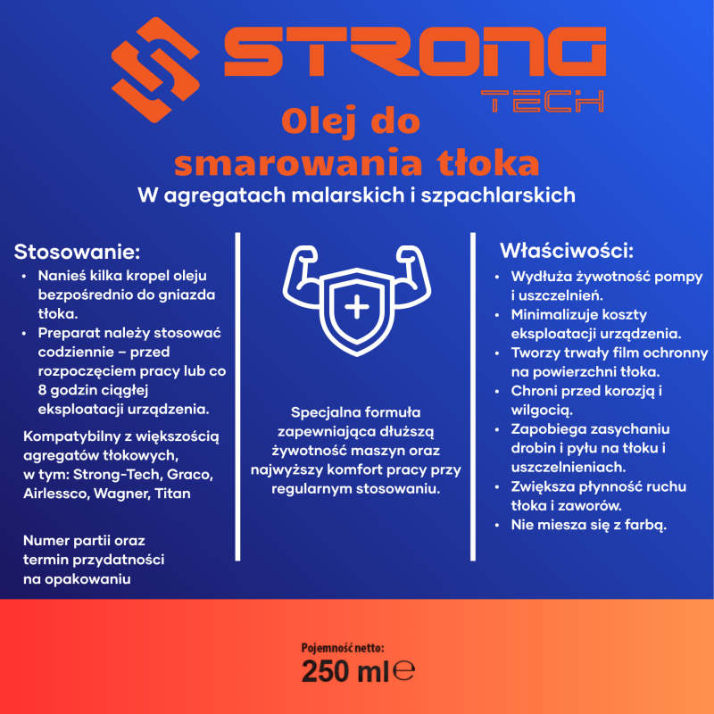 STRONG ARMOR 1l Preservative Fluid and 0.25l Strong-Tech Piston Oil Set STRONG ARMOR 1l Preservative Fluid and 0.25l Strong-Tech Piston Oil Set