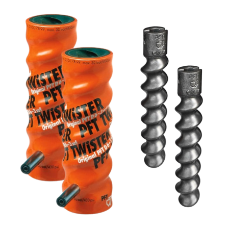 ZESTAW 2x rotor D6-3 PFT + 2x stator D6-3 PFT - TWISTER PIN