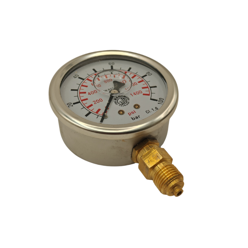 Manometr Żelowy 0-100 bar Boczne Wyjście 1/4"