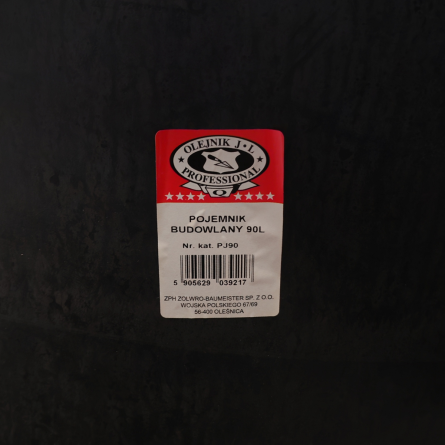 90 L round construction container – OLEJNIK