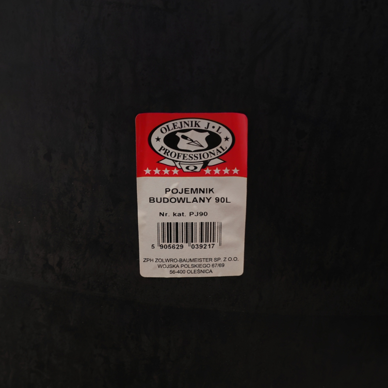 90 L round construction container – OLEJNIK