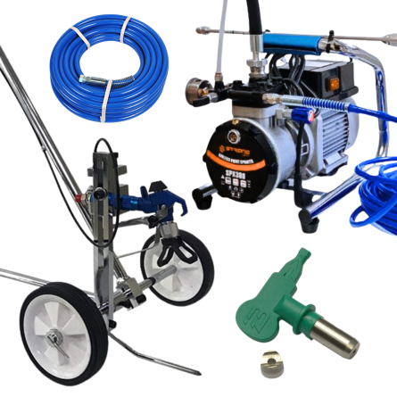 Zestaw Do Malowania Pasów - Agregat Malarski SPX 380 + Wózek Strong-Tech