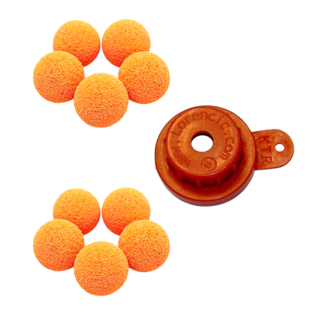 SET Plastering Nozzle 12 - Strong-Tech + 10x Cleaning Ball, diameter 30 mm - for DN25 hoses