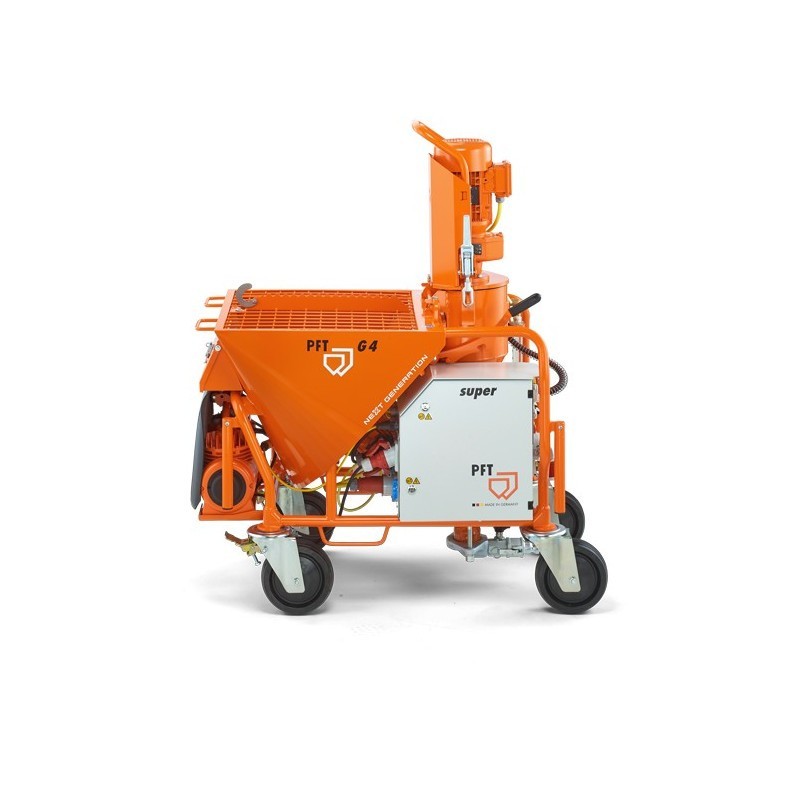 PFT G4 SMART Plastering Machine – with water pump