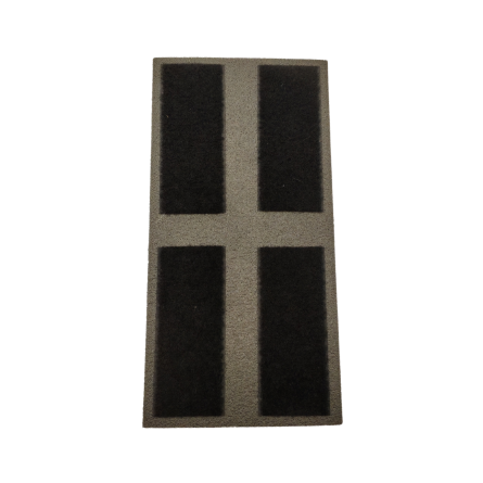 XLPE Graphite Sponge with Hook-and-Loop Fasteners 280x140x20 XLPE Graphite Sponge with Hook-and-Loop Fasteners 280x140x20