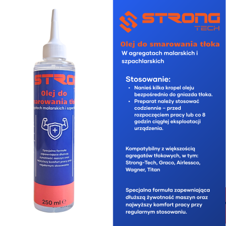 olej do smarowania tłoka 0,25l - STRONG-TECH