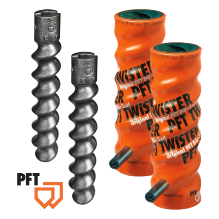 ZESTAW 2x rotor D6-3 PFT + 2x stator D6-3 PFT - TWISTER PIN