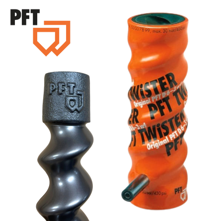 Stator + Rotor D6-3 PFT TWISTER PIN Kompletna Pompa Ślimakowa Szneka Tynki