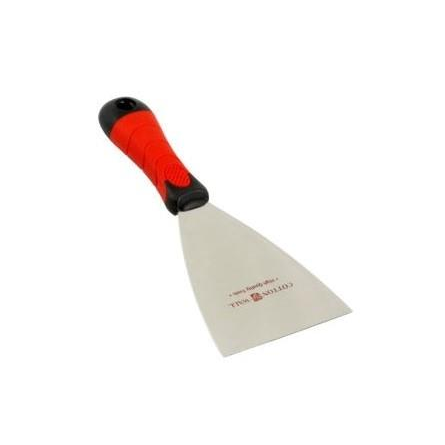 100 mm stainless steel putty knife 124010-2KP OLEJNIK