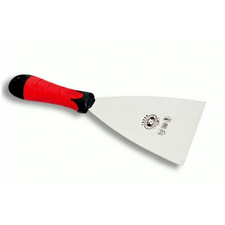 80 mm stainless steel putty knife 124080-2KP OLEJNIK