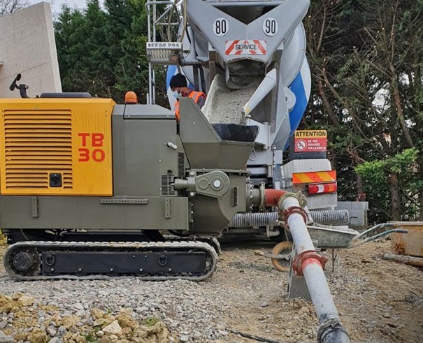 : pompa do betonu Turbosol do zastosowań przy palach CFA