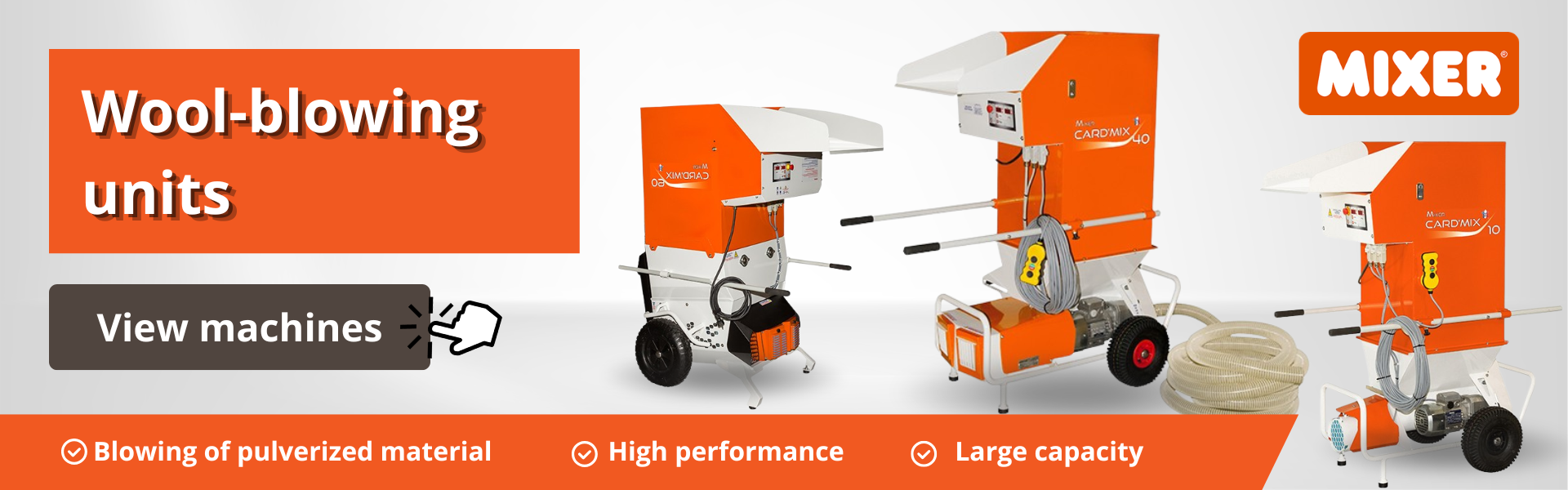 Wool-blowing machines